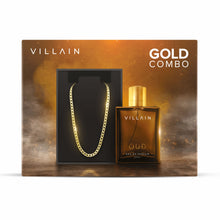 Load image into Gallery viewer, VILLAIN GOLD COMBO - OUD 100ML &amp; 18K GOLD PLATED CHAIN
