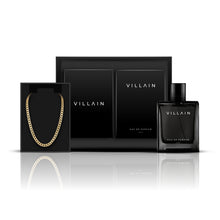 Load image into Gallery viewer, VILLAIN WICKED COMBO - VILLAIN CLASSIC PERFUME AND VILLAIN GOLD CHAIN
